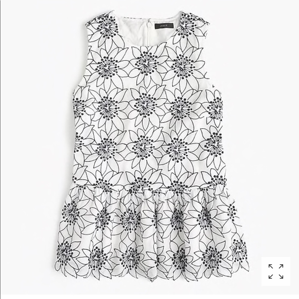 Embroidered floral blouse